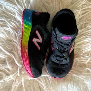 New balance rainbow sneakers tennis shoes toddler